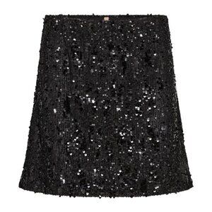 NWT SOYA CONCEPT Angel Black Sequin Mini Skirt